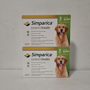 Flea & Tick Protection For 44-88 lbs Large Dogs (6